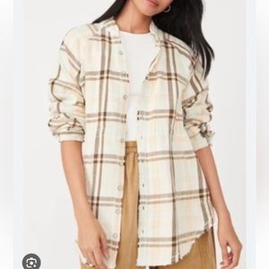 Free People Summer Daydream Button Down